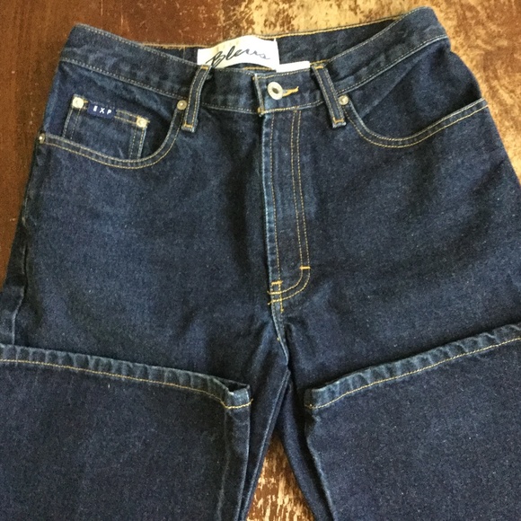 Vintage 90s Y2K Express Moda Flare Dark Jeans - Size 5/6 - Picture 6 of 8